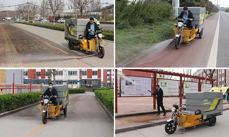 純電動(dòng)高壓清洗車BY-C7-L工作模式