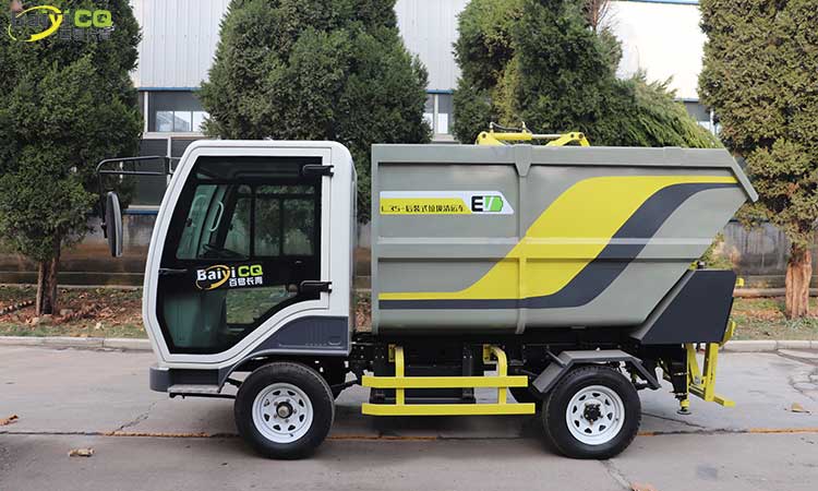 掛桶式垃圾清運(yùn)車小區(qū)，景區(qū)，鄉(xiāng)鎮(zhèn)垃圾桶清潔清理方便快捷