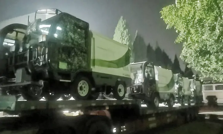 小型四輪高壓清洗車(chē)