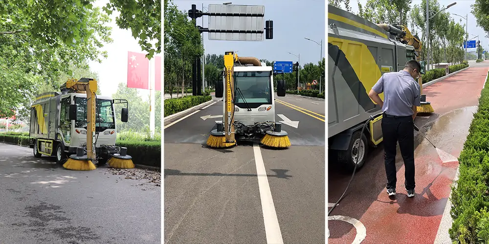 電動(dòng)樹葉收集車