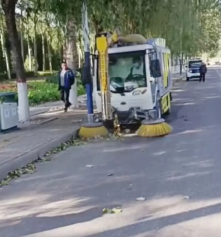 電動(dòng)樹葉收集車