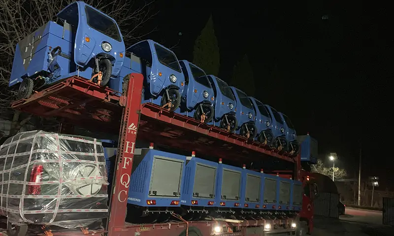 小型高壓清洗車發(fā)貨實拍！助力北京環(huán)衛(wèi)，共建美好生活環(huán)境！