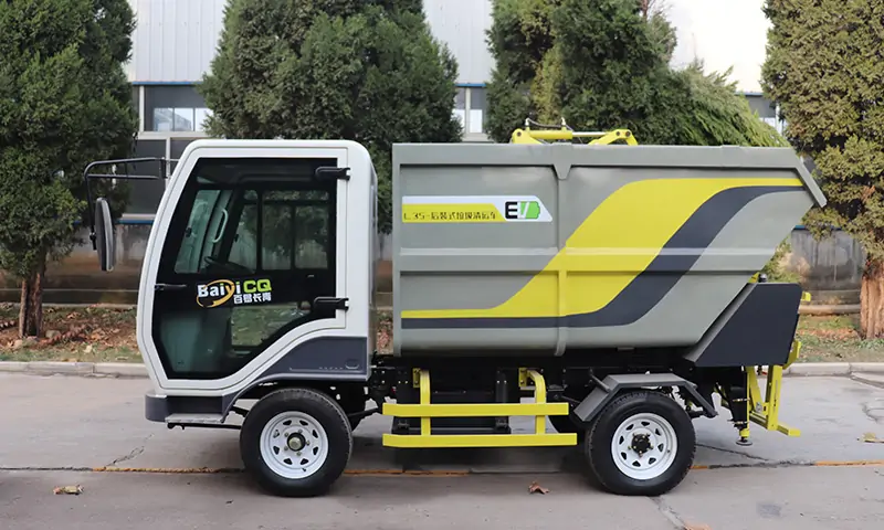 純電動(dòng)，低噪音，零排放！3.5立方后裝式垃圾清運(yùn)車物業(yè)小區(qū)垃圾轉(zhuǎn)運(yùn)難題解決者！
