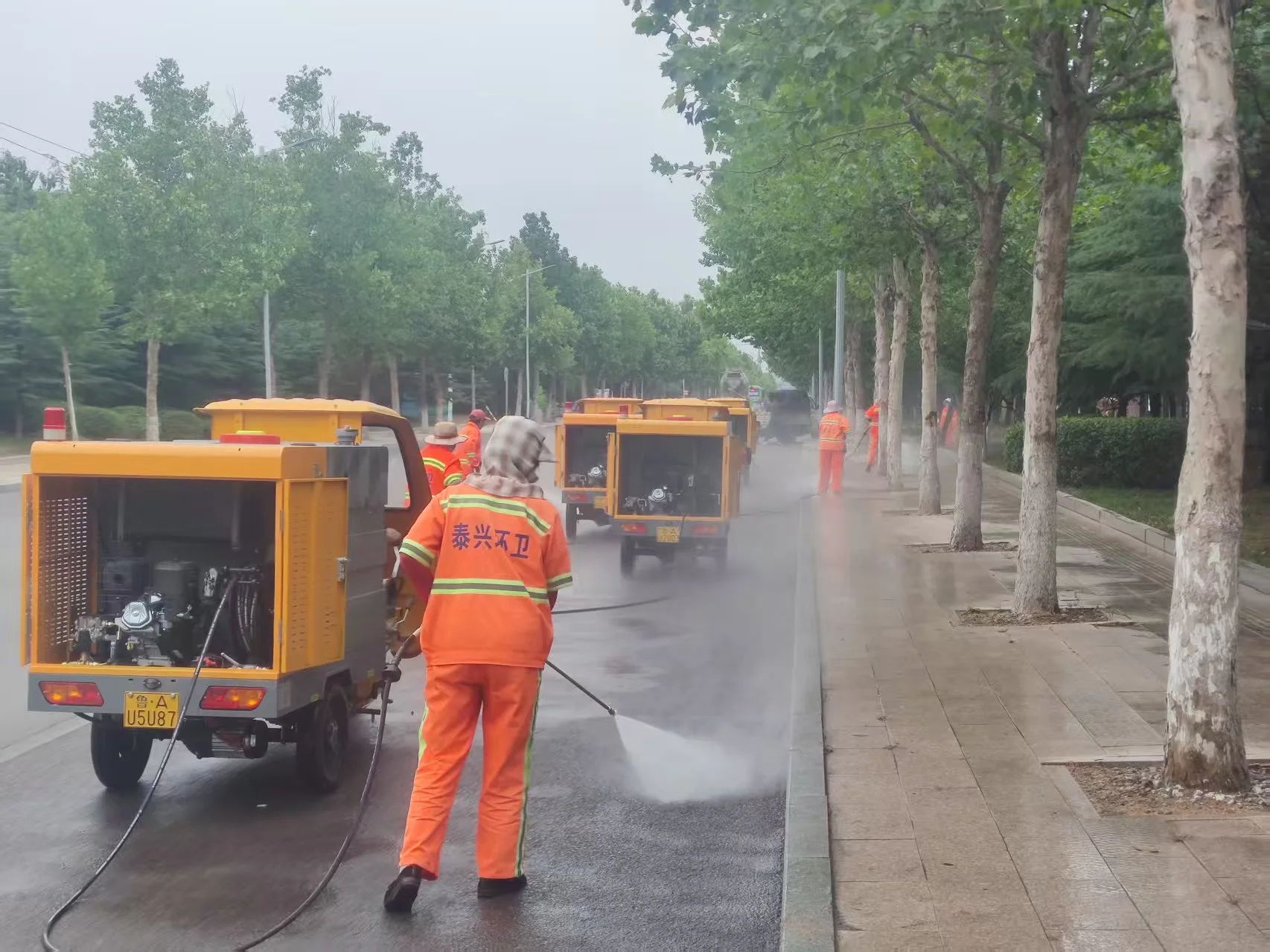 三輪高壓清洗車，多功能高壓清洗車，純電動(dòng)高壓清洗車